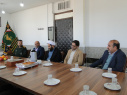 دیدار هیئت رئیسه دانشگاه فسا با فرماندهی ناحیه مقاومت سپاه شهرستان  فسا  به مناسبت هفته بسیج