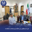 حضور دکتر فتح‌اللهی رئیس دانشگاه رازی کرمانشاه در دانشگاه فسا