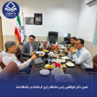 حضور دکتر فتح‌اللهی رئیس دانشگاه رازی کرمانشاه در دانشگاه فسا