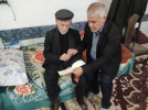 دیدار هیات رییسه دانشگاه فسا با خانواده محترم خیر حاج مسعود فتحیان پدر شهید گرانقدر مجید فتحیان