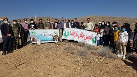 برگزاری ویژه برنامه کاشت بذرهای بادام کوهی در دانشگاه