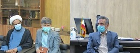 دیدار نوروزی هیات رییسه دانشگاه با فرماندار ویژه فسا
