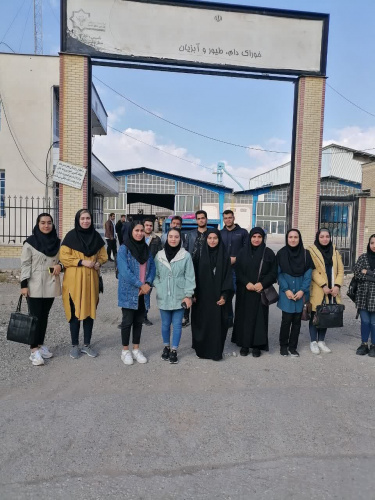 بازدید علمی دانشجویان دانشگاه فسا از صنایع شهرستان