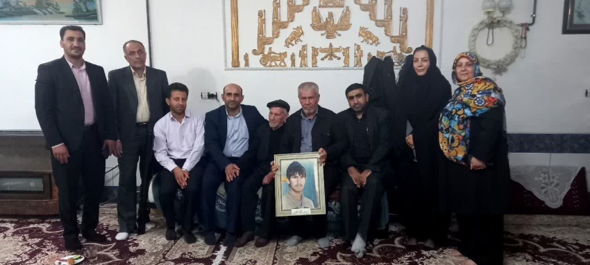 دیدار هیات رییسه دانشگاه فسا با خانواده محترم خیر حاج مسعود فتحیان پدر شهید گرانقدر مجید فتحیان