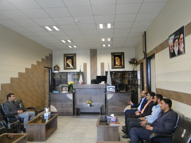 دیدار رئیس و جمعی از اعضای هیات رئیسه دانشگاه فسا با رئیس دادگستری شهرستان فسا