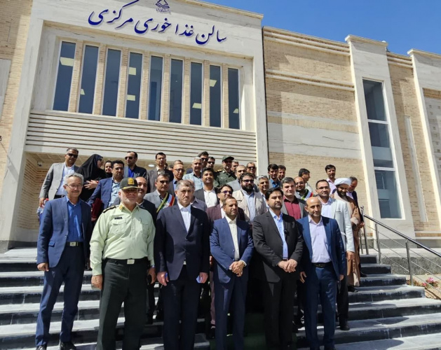 افتتاح سالن غذا خوری مرکزی با حضور جناب آقای دکتر علی خطیبی معاون اداری، مالی و مدیریت منابع وزارت علوم، تحقیقات و فناوری در دانشگاه فسا